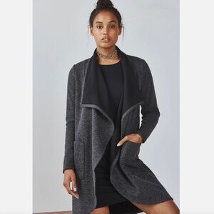 Fabletics Moscow Cardigan Coat Open Front Size Large